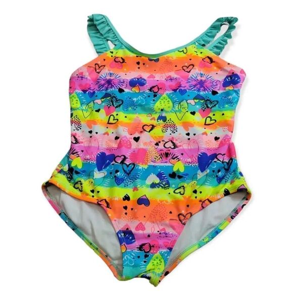 wonder nation Other - Wonder Nation heart swimsuit L10/12 plus size
